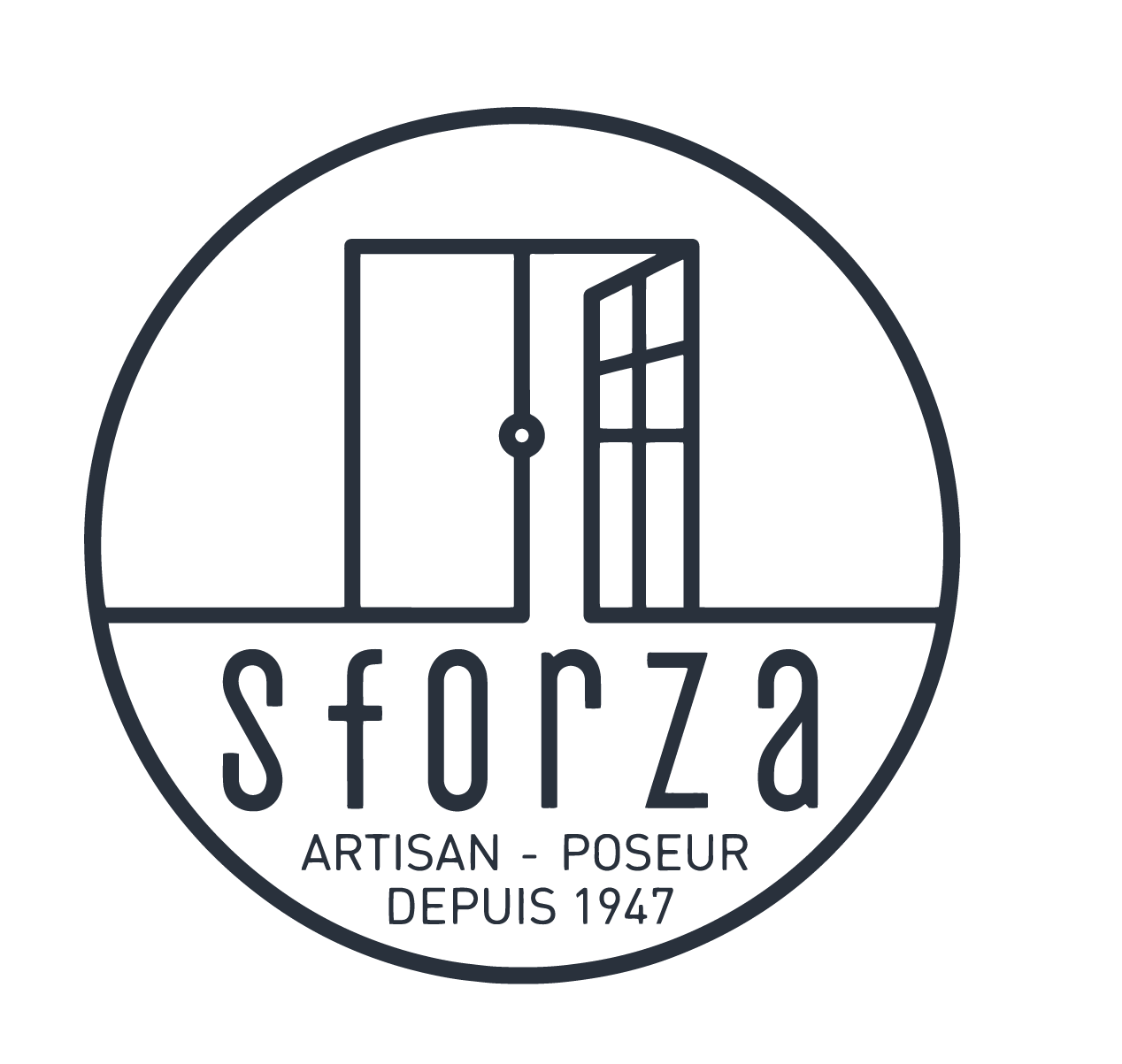 Logo Sforza - Bleu